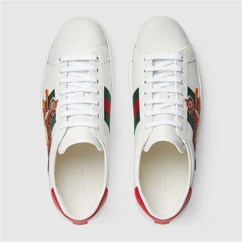 gucci gg tennis new ace sneakers|gucci ace tiger sneakers.